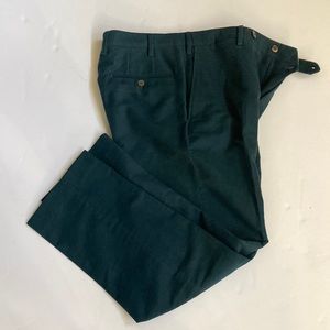 Dress pants. Purchased in London. Green teal and soft texture 32/30 size